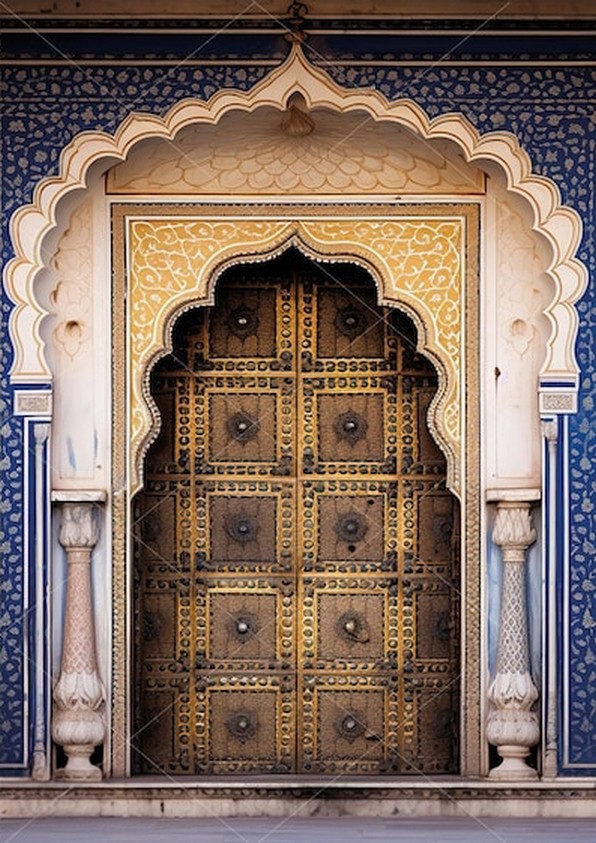 Indian Wedding Supply - Arco indiano porta haldi meendi decoração