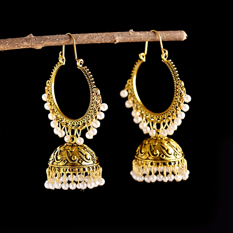 Indian Wedding Supply - Novo indiano jhumka jóias para mulheres