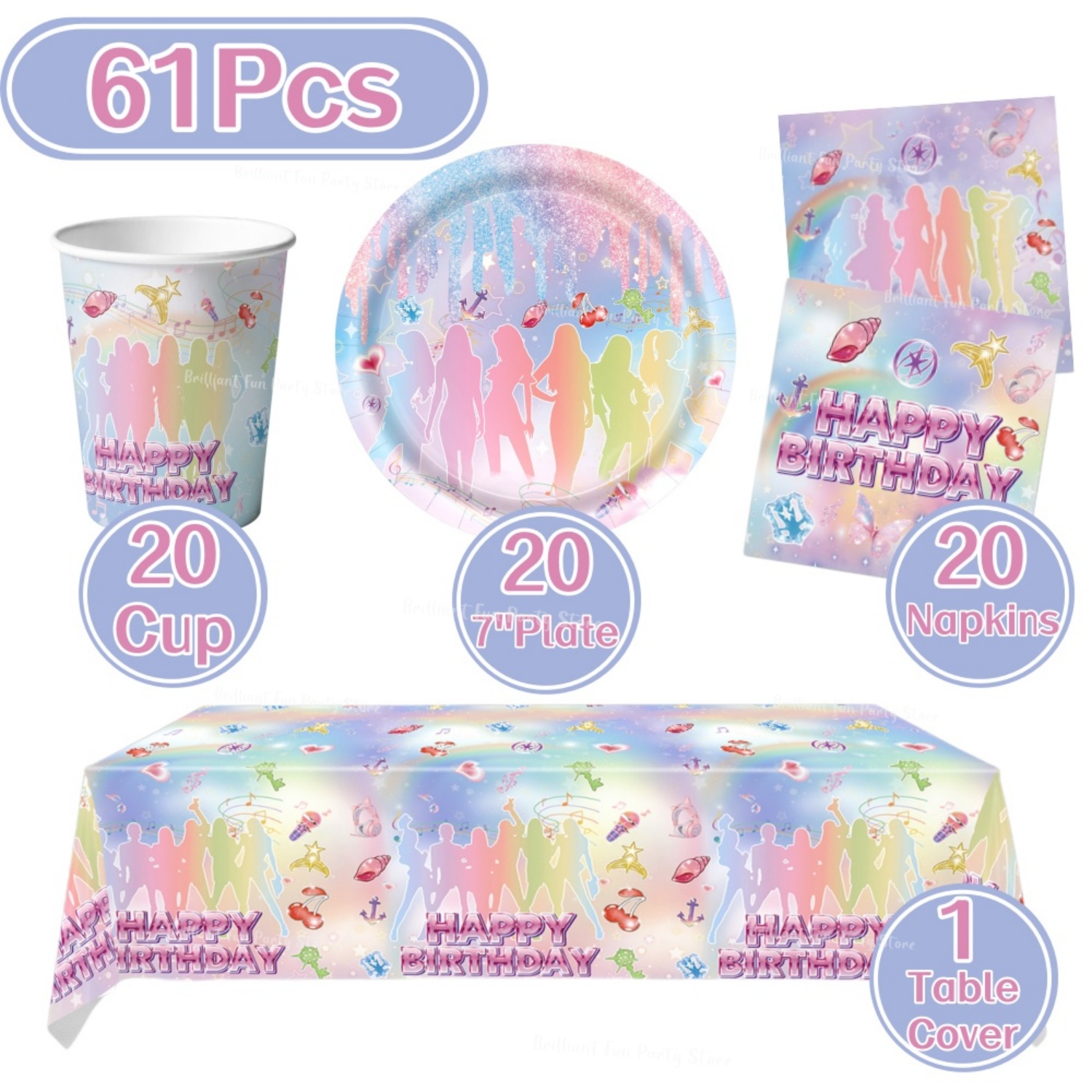 Conjunto de 61 Peças de Utensí - Wedding Supply Kit avaliação e preço