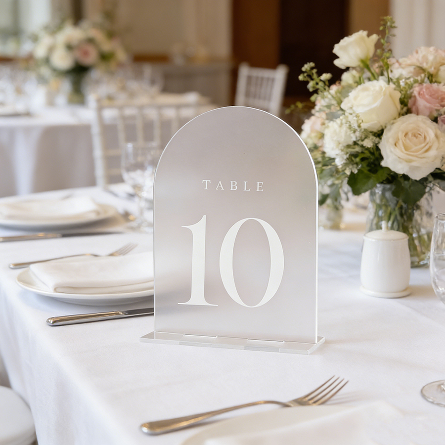 10 Peças de Arco de Acrílico T - Table Number Gold avaliação e preço