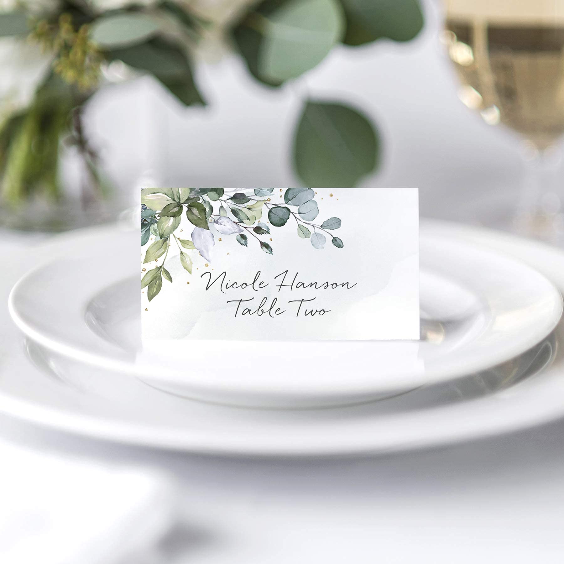 Cartões de lugar de casamento  - Table Number Gold avaliação e preço