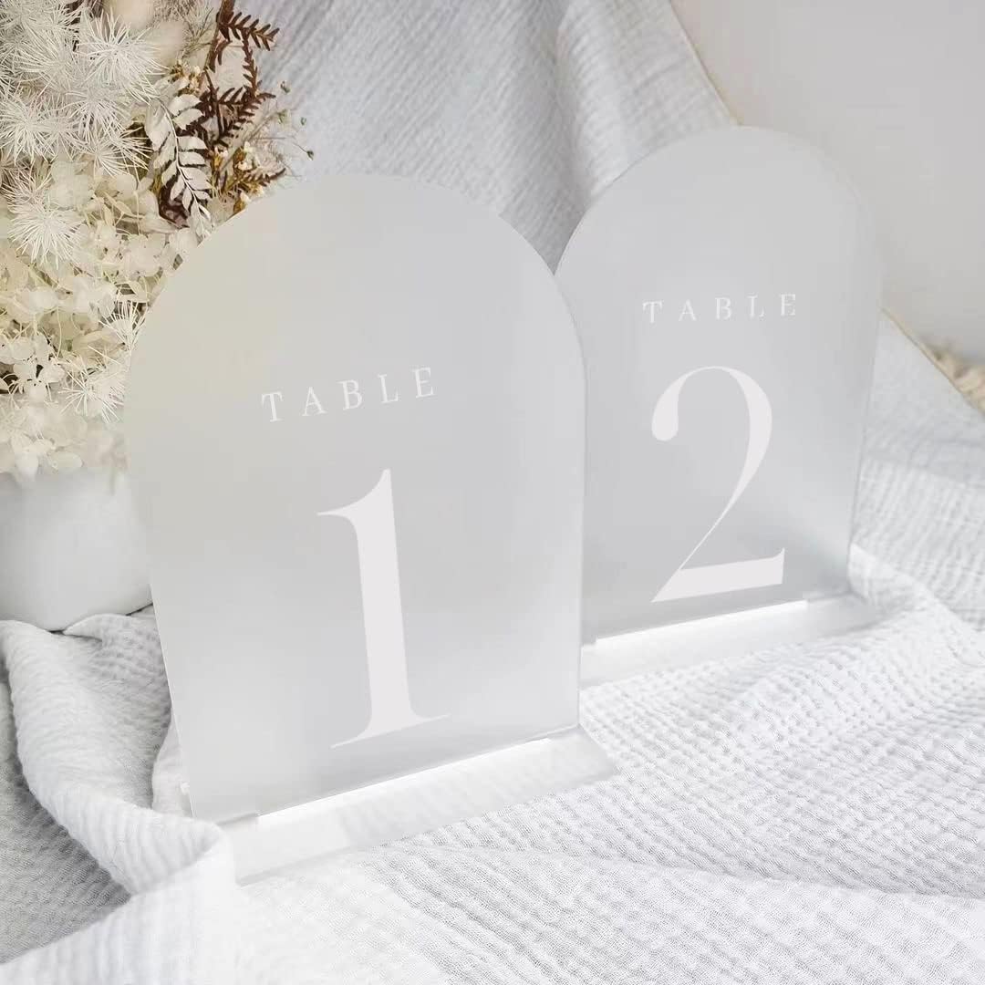 Números de Mesa em Acrílico co - Table Number Gold avaliação e preço